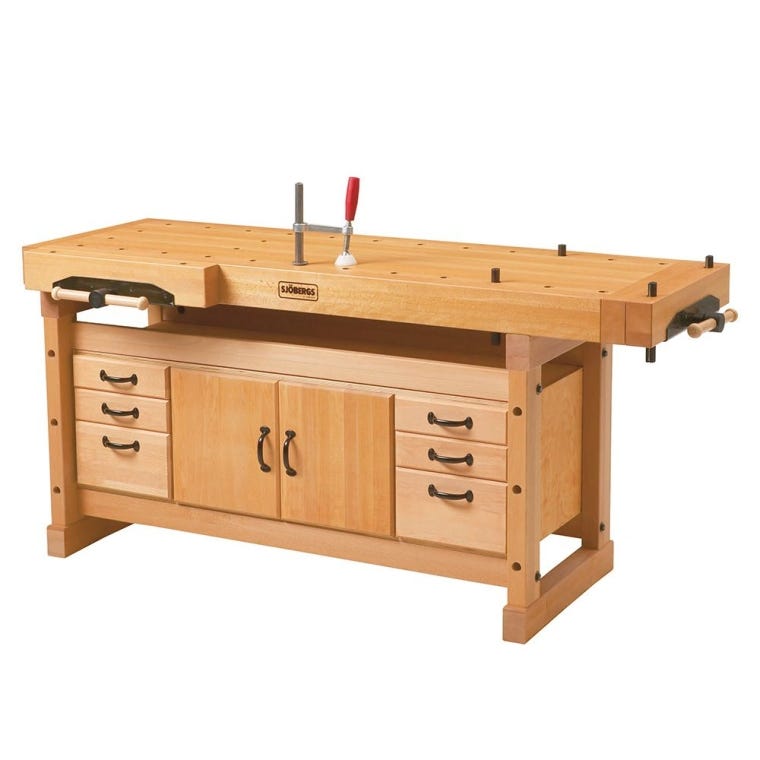 Sjobergs Elite Workbench 2000 with Cabinet SM04 - full pic 