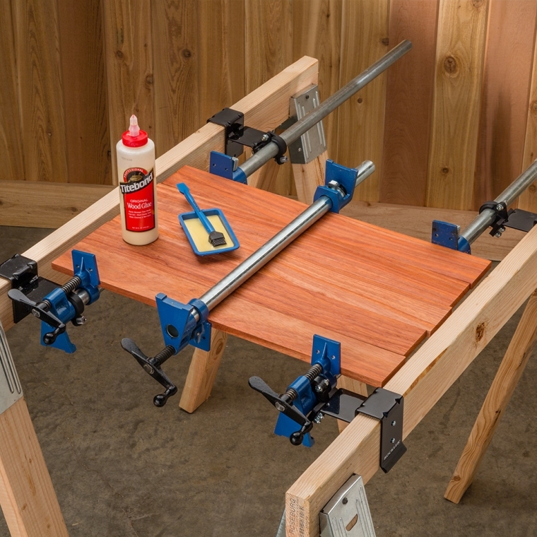 Rockler Pipe Clamp Mounting Brackets, Pair - full pic 