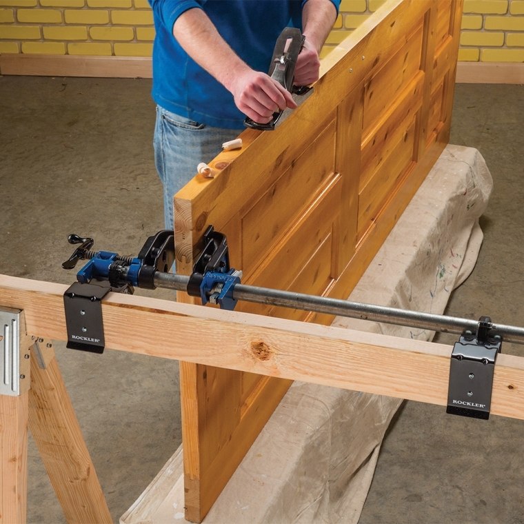 Rockler Pipe Clamp Mounting Brackets, Pair - full pic 