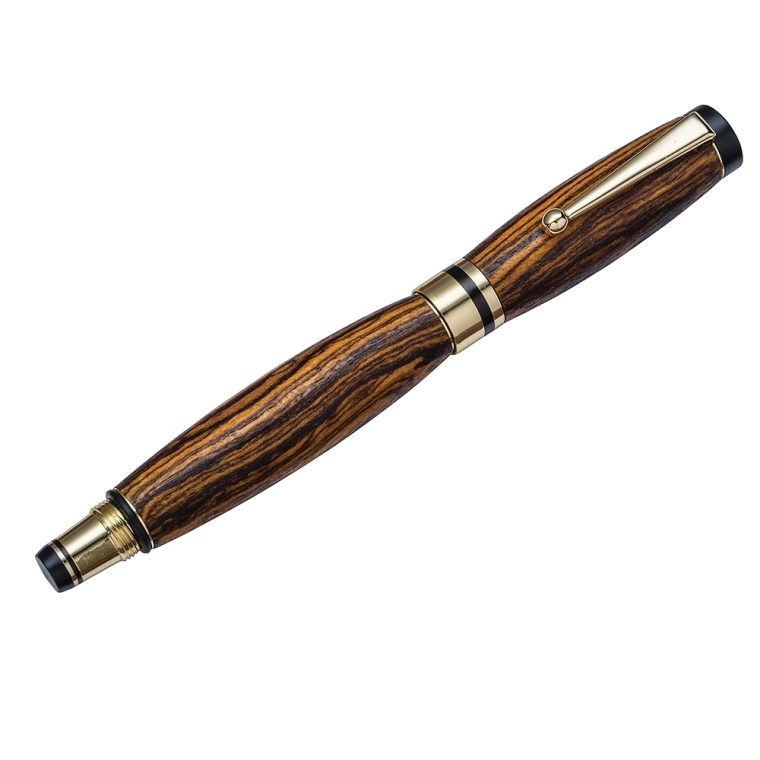 Rockler Classic Elite Fountain Pen Hardware Kit, Gold - full pic 