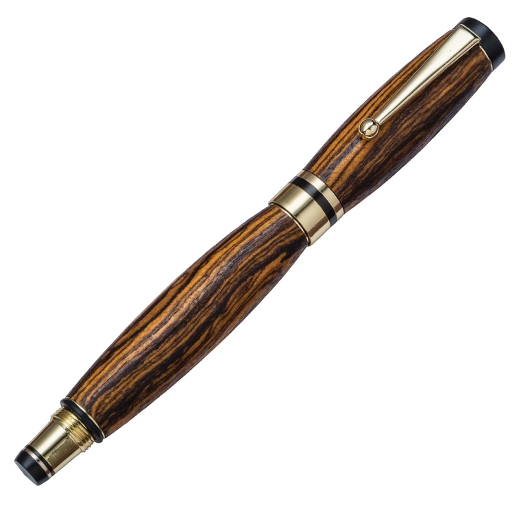 Rockler Classic Elite Fountain Pen Hardware Kit, Gold - full pic 
