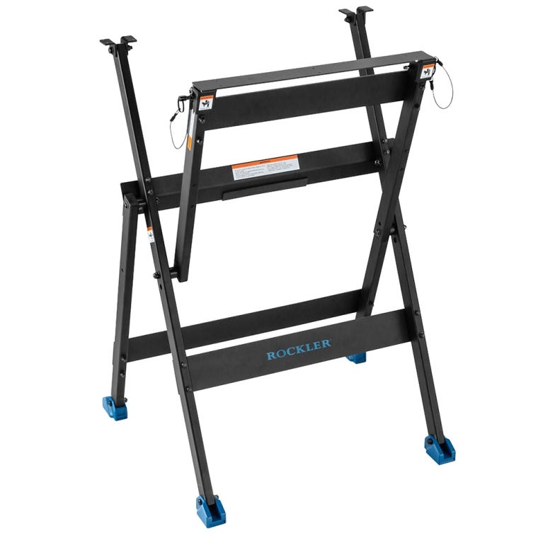 Rockler Rock-Steady Folding Steel Stand - full pic 