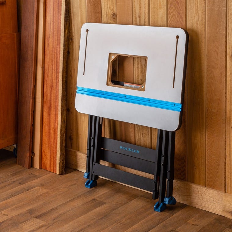 Rockler Rock-Steady Folding Steel Stand - full pic 