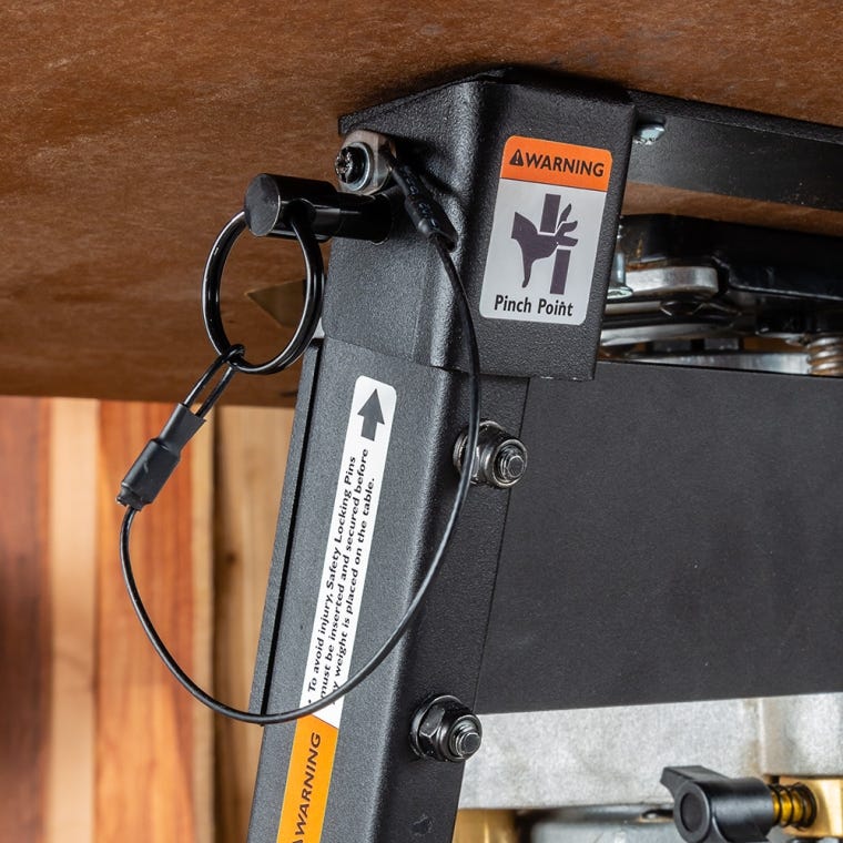 Rockler Rock-Steady Folding Steel Stand - full pic 