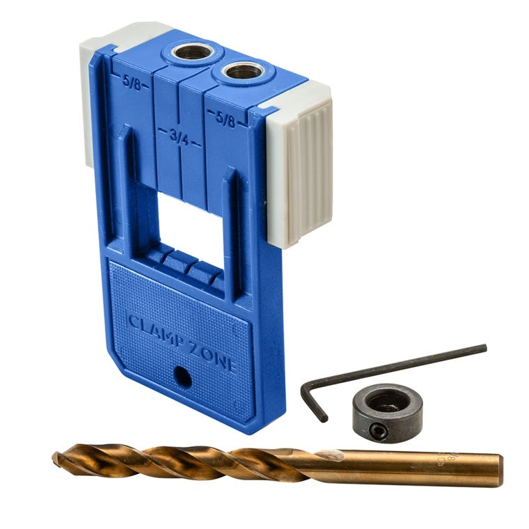 Rockler Doweling Jig Kit with Bit and Stop Collar - full pic 