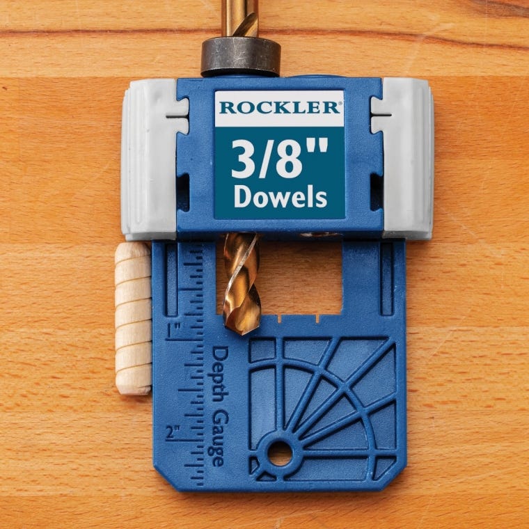 Rockler Doweling Jig Kit with Bit and Stop Collar - full pic 