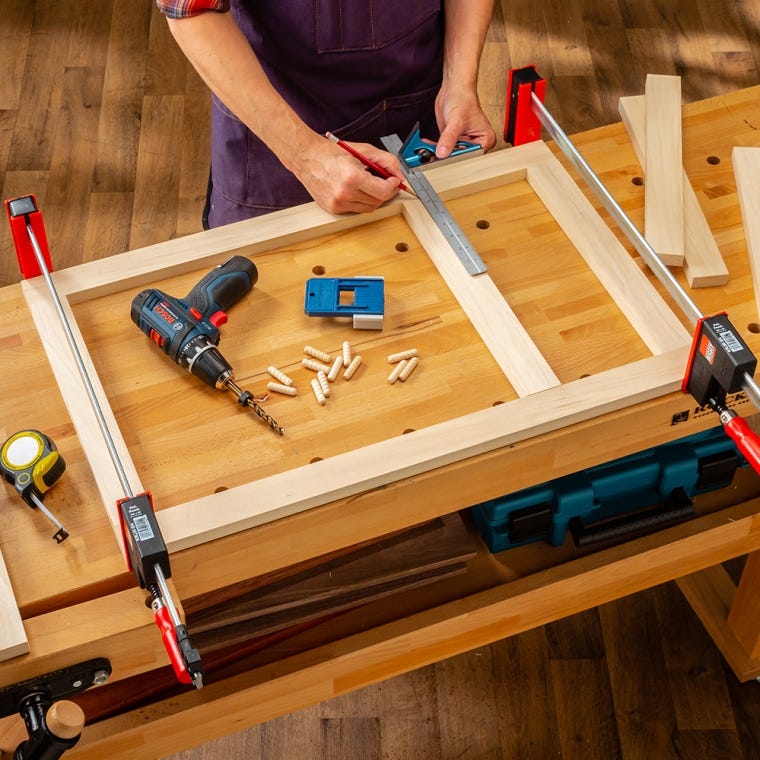 Rockler Doweling Jig Kit with Bit and Stop Collar - full pic 