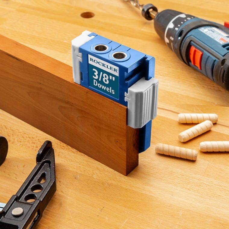 Rockler Doweling Jig Kit with Bit and Stop Collar - full pic 