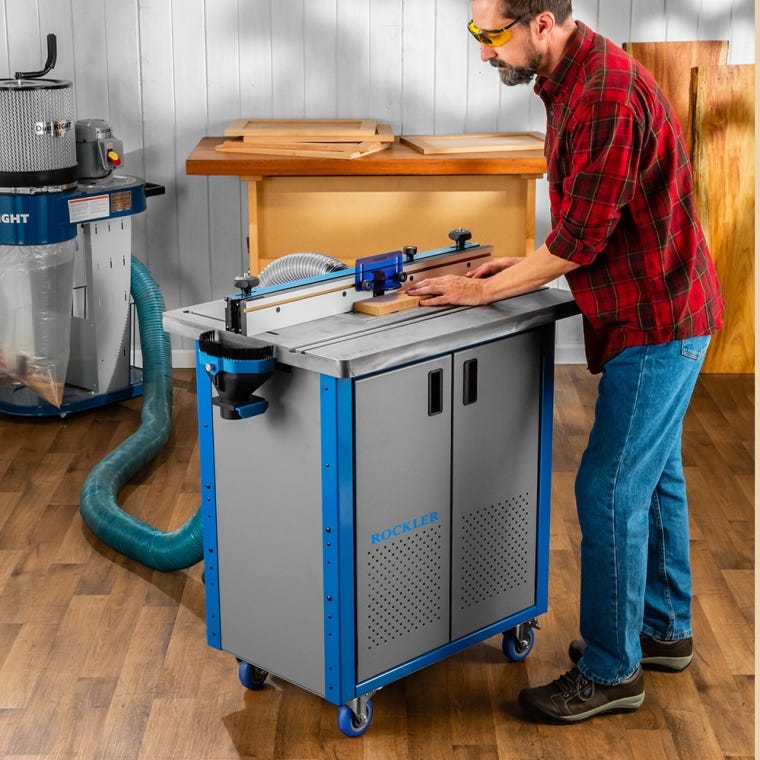 Rockler Steel Router Table Cabinet - full pic 