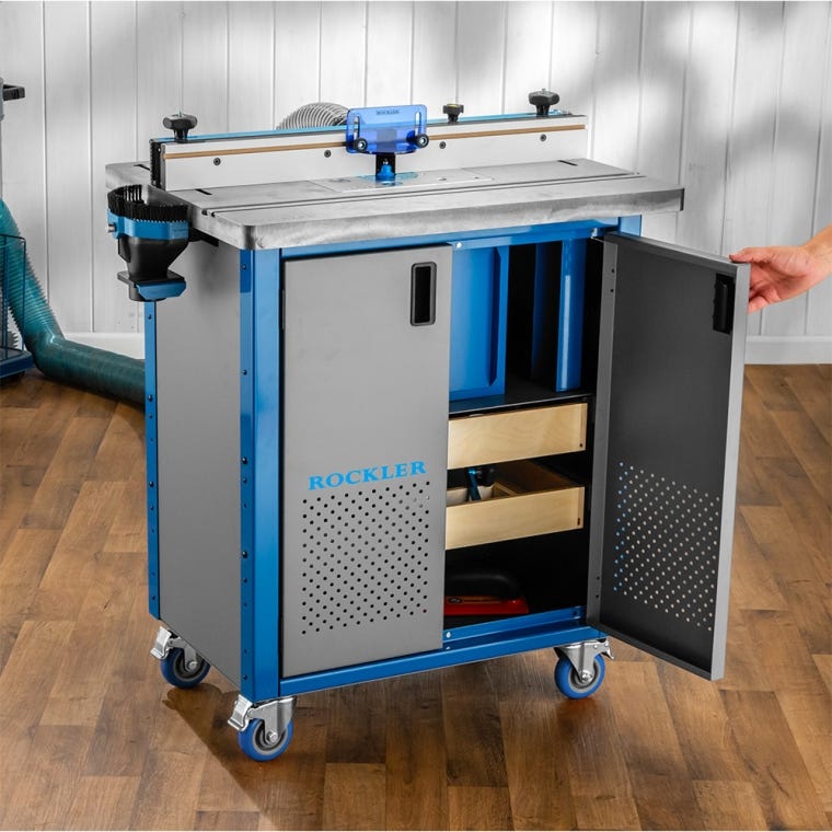 Rockler Steel Router Table Cabinet - full pic 