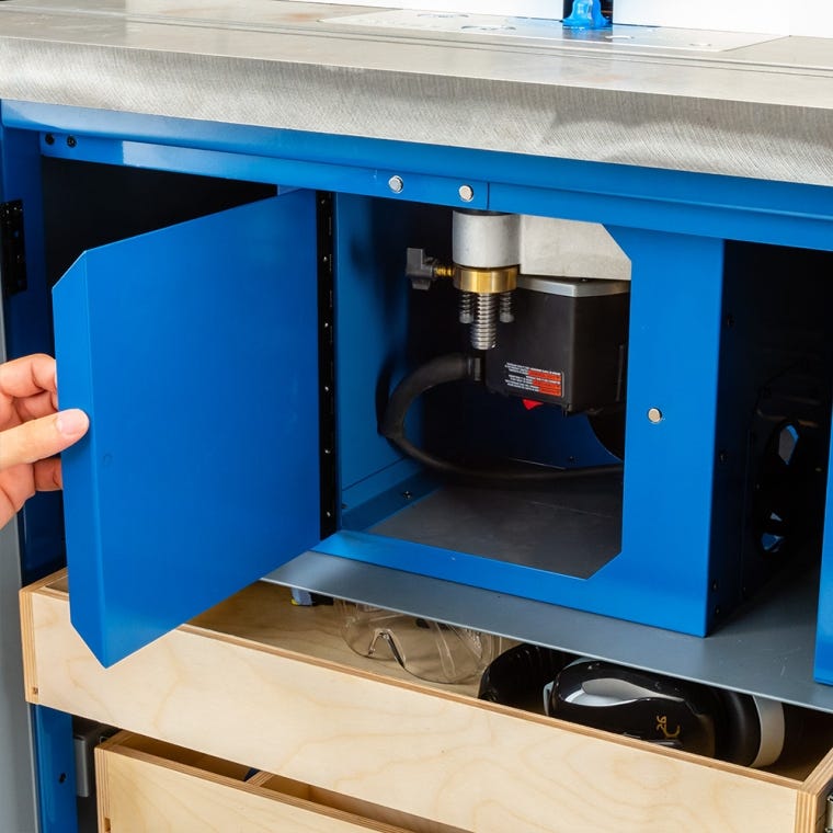 Rockler Steel Router Table Cabinet - full pic 
