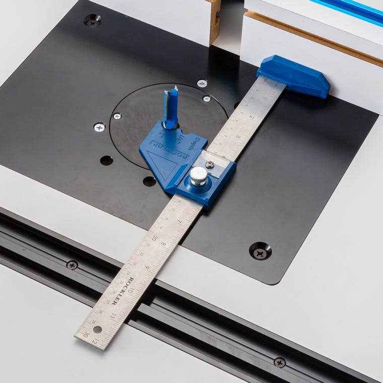 Rockler Router Bit Center/Depth Gauge - full pic 