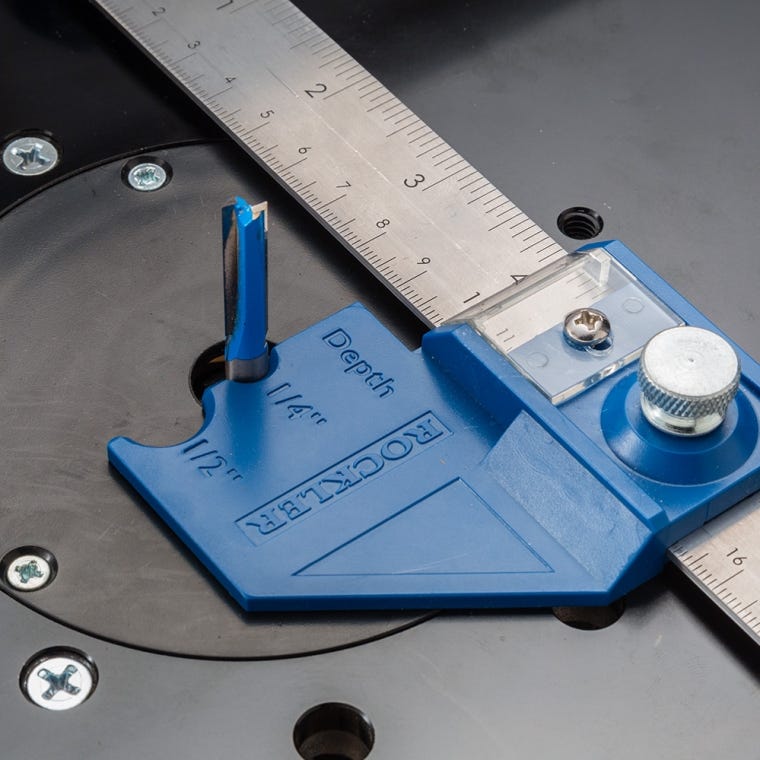 Rockler Router Bit Center/Depth Gauge - full pic 