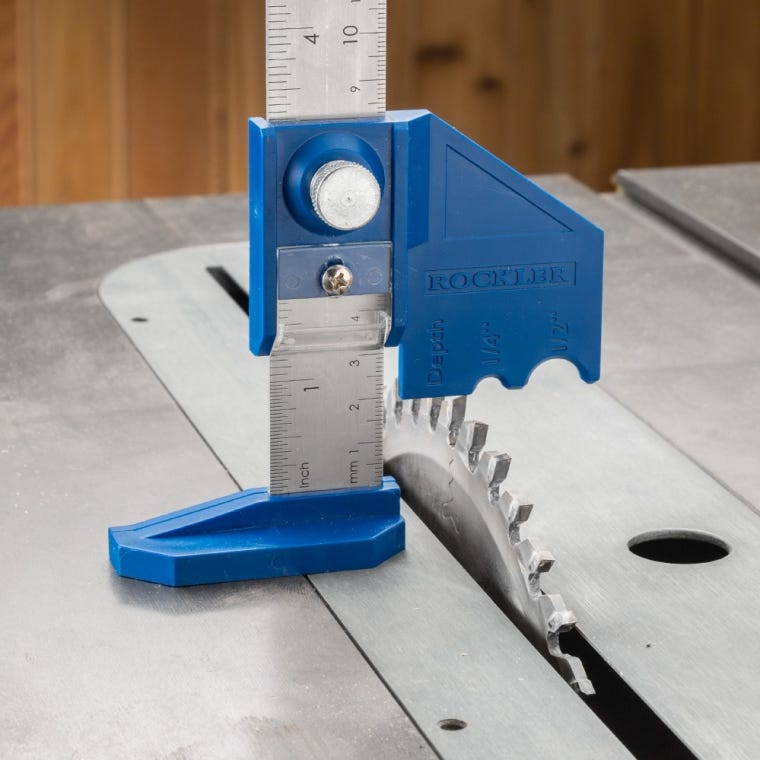 Rockler Router Bit Center/Depth Gauge - full pic 