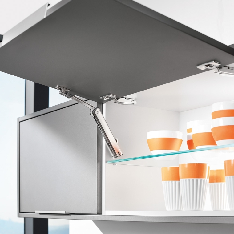 Blum&reg; Aventos HK-XS Door Lift/Stay for Frameless Cabinets - full pic 