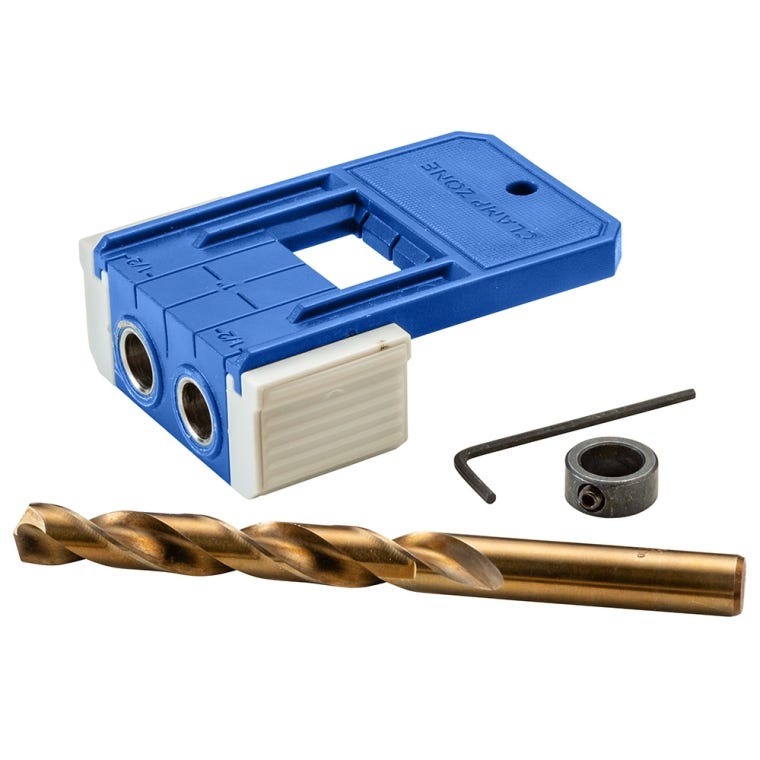 Rockler Doweling Jig Kit with Bit and Stop Collar - full pic 