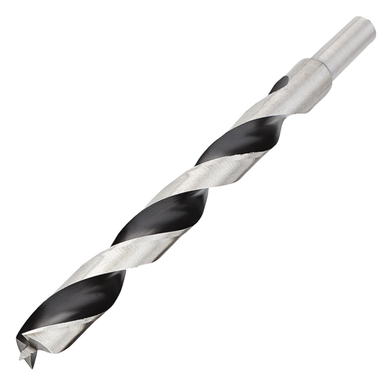 9/16'' Fisch Chrome Vanadium Brad Point Drill Bit, 5-3/4'' Long - main pic