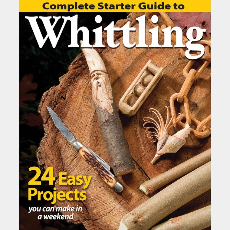 Complete Starter Guide to Whittling, Paperback Book - main pic