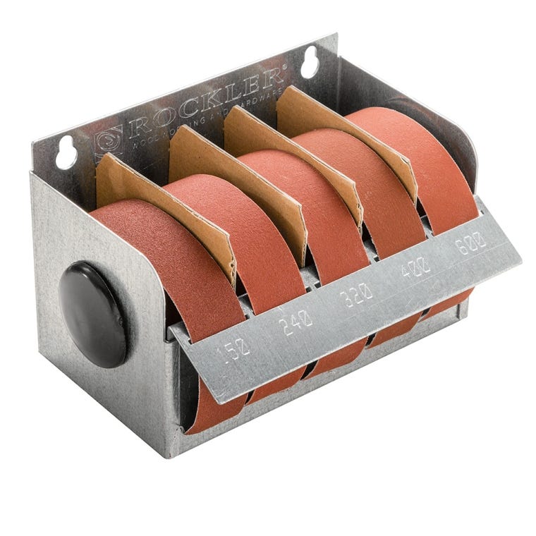 Rockler Multi-Roll Sandpaper Dispenser - full pic 