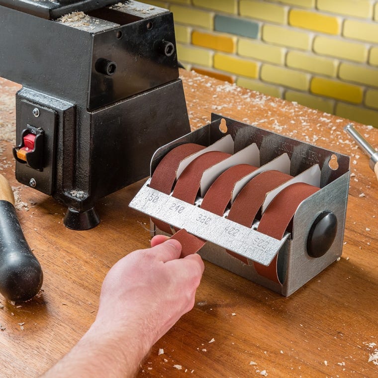 Rockler Multi-Roll Sandpaper Dispenser - full pic 