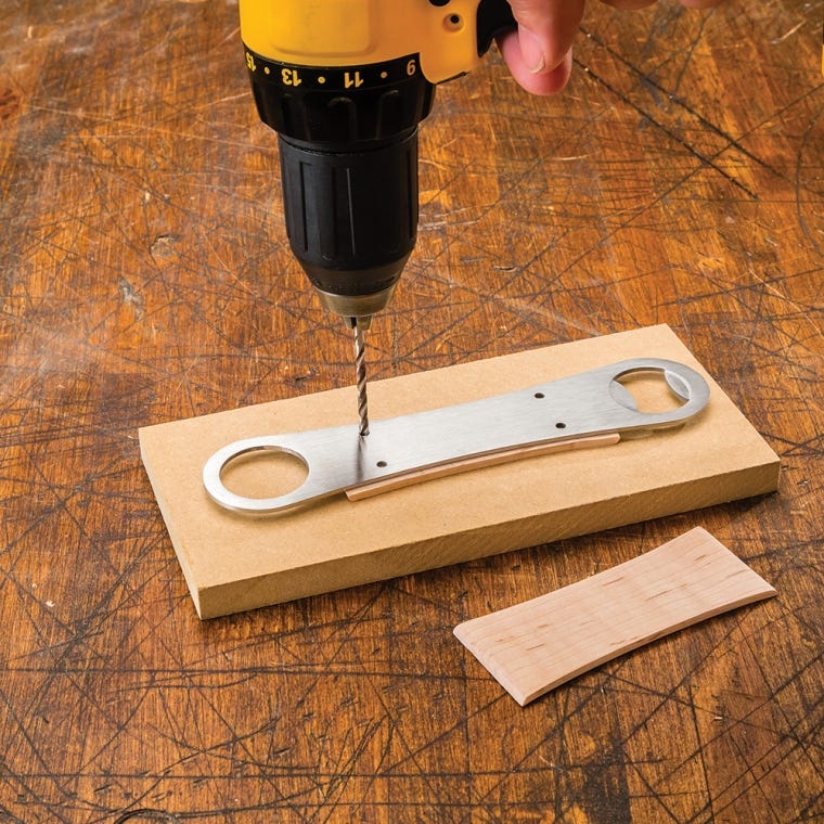 Bartender's Bottle Opener Hardware Kit - full pic 