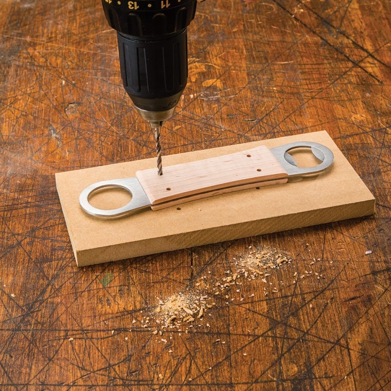 Bartender's Bottle Opener Hardware Kit - full pic 