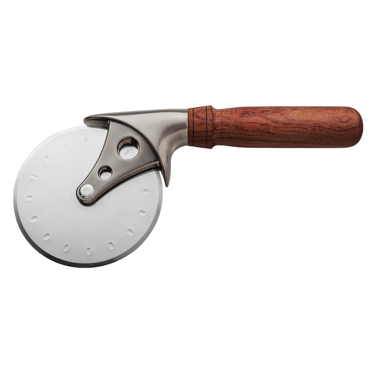 Rockler Stainless Steel Pizza Cutter Turning Kit, Pewter Finish - full pic 
