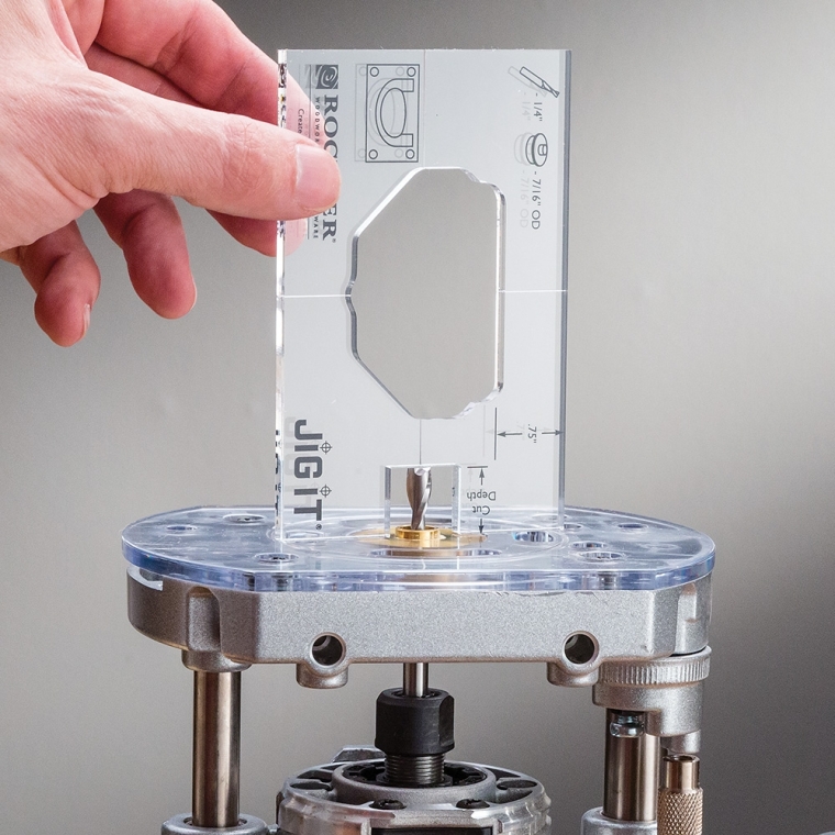 JIG-IT&reg; for 2-1/2''W Rectangular Recessed Pull - full pic 