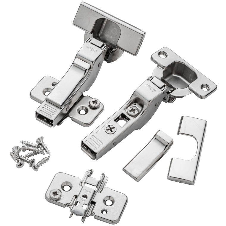 Blum&reg; 120&deg; Clip Top Frameless Overlay Snap Close Hinges - Snap Closing Hinge - full pic 