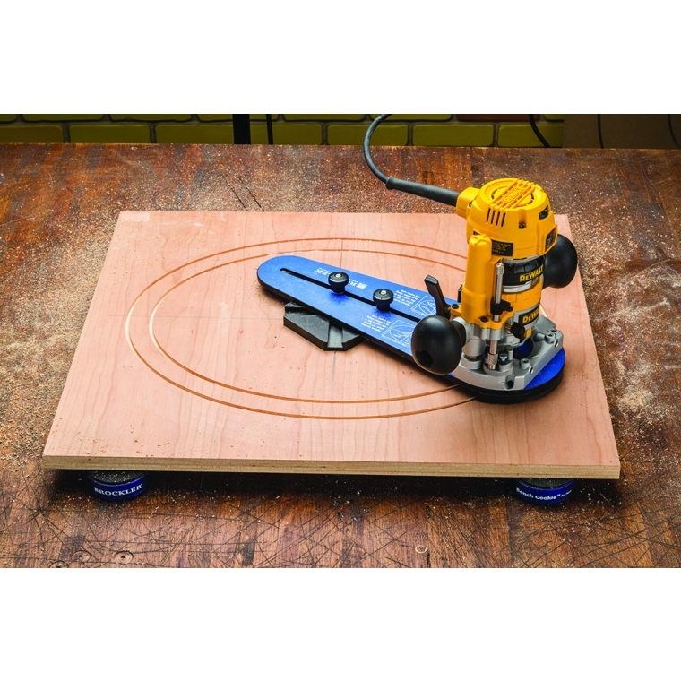 Rockler Ellipse/Circle Cutting Jig for Compact Routers - full pic 
