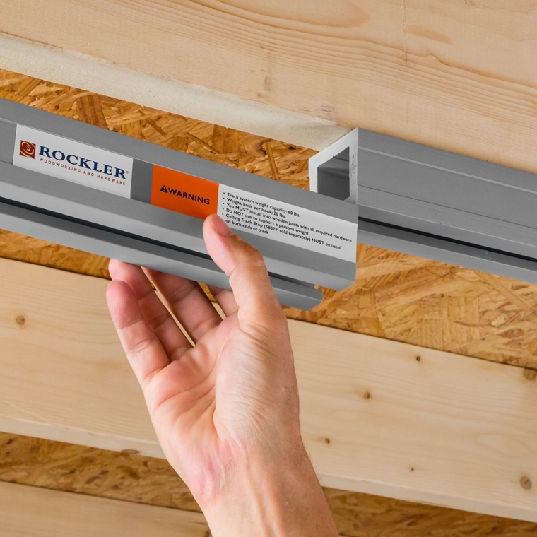 4' Track for Rockler Ceiling Track System - full pic 