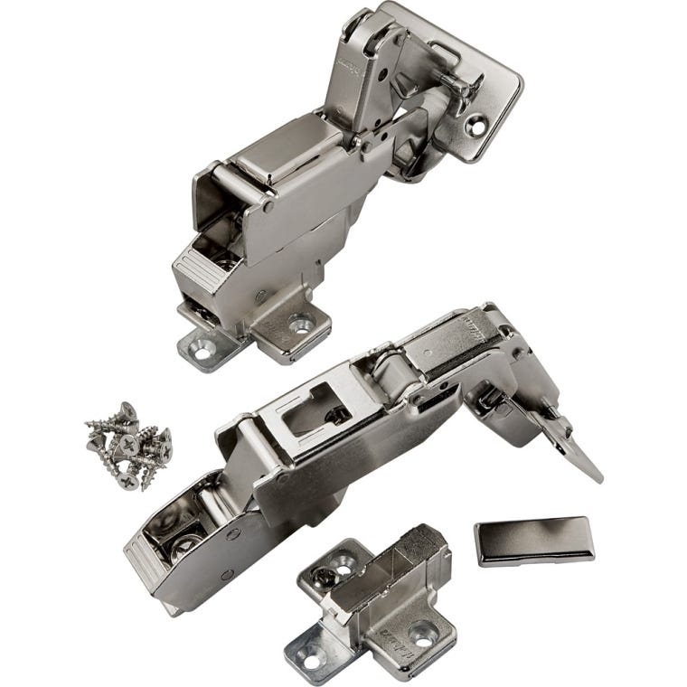Blum&reg; 170&deg; Snap Close Clip Top Frameless Inset Hinge - full pic 