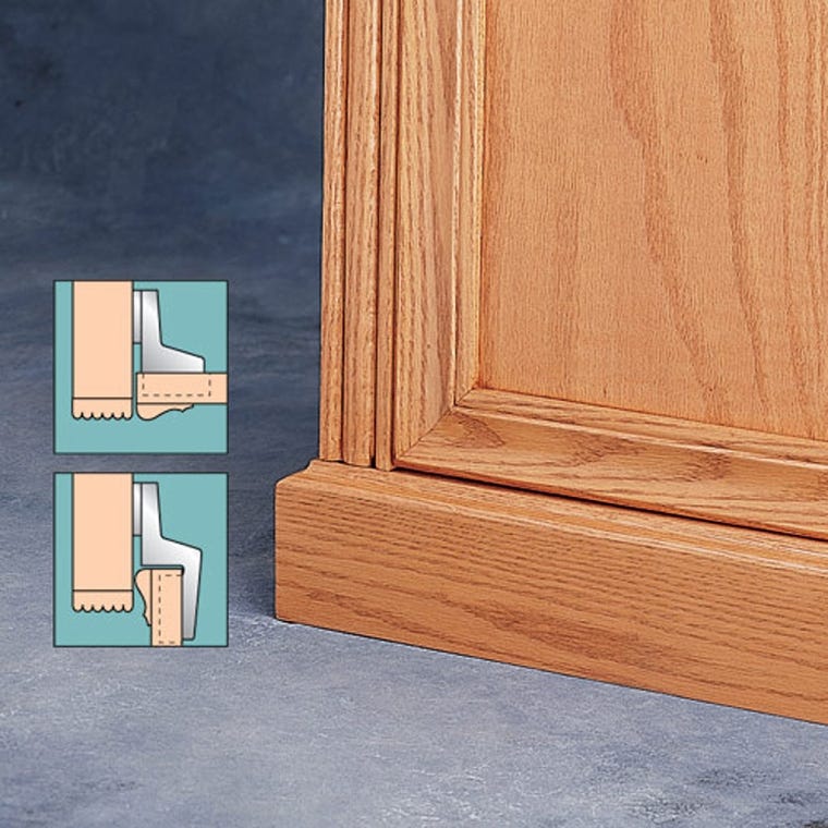 Blum&reg;  95&deg;  Thick Door Clip Top Frameless Inset Hinges (Pair) - full pic 
