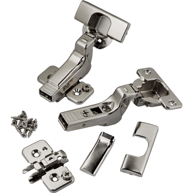 Blum&reg;  95&deg;  Thick Door Clip Top Frameless Inset Hinges (Pair) - full pic 