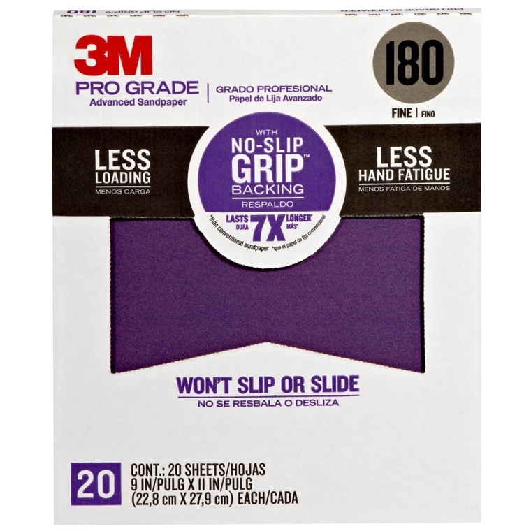 3M No Slip-Grip Sandpaper Pro Packs - full pic 