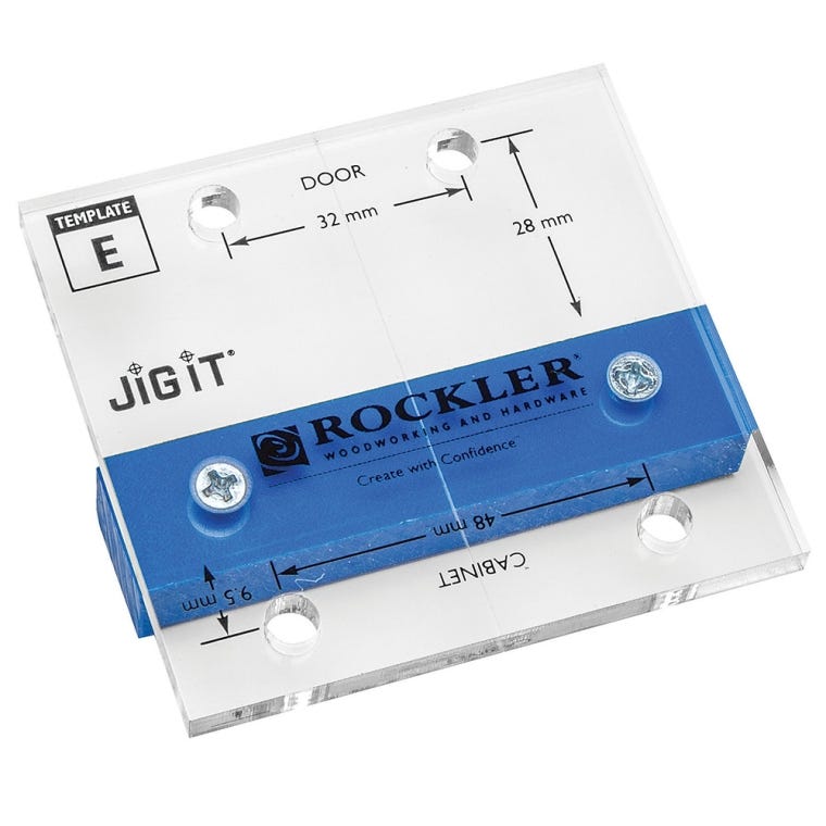 JIG IT&reg; Hinge Plate Template E - main pic