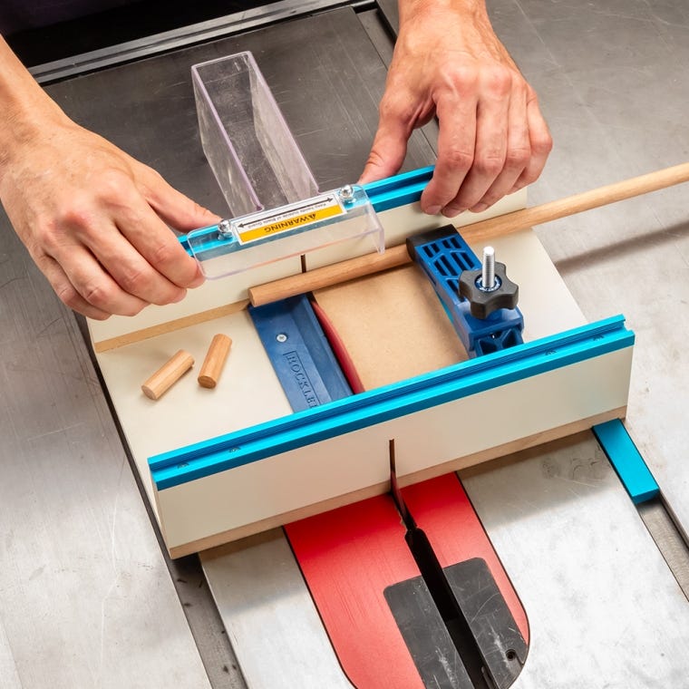 Rockler Table Saw Small Parts Sled - full pic 