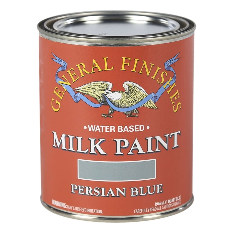 General Finishes Persian Blue Milk Paint, Pint - full pic 