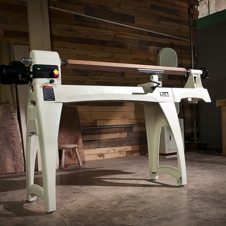 Jet Wood Lathe JWL-1440VSK with Legs, 1HP - full pic 