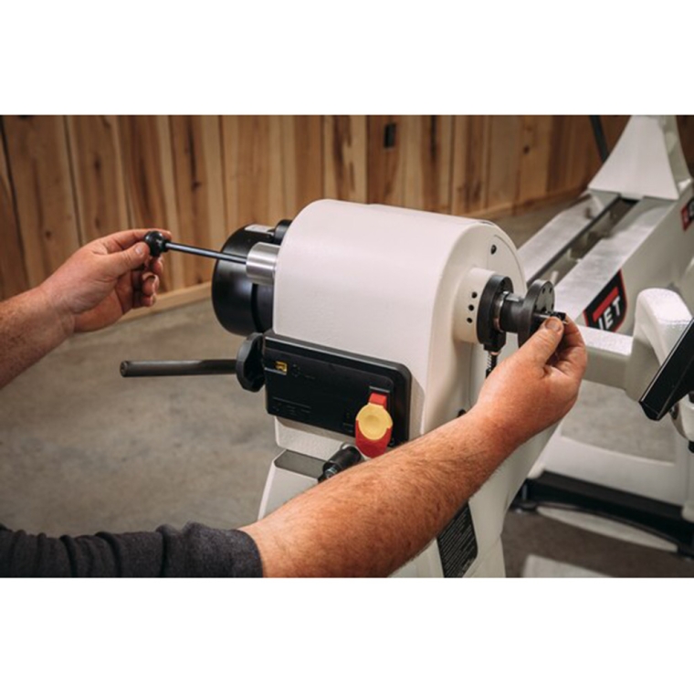 Jet Wood Lathe JWL-1440VSK with Legs, 1HP - full pic 