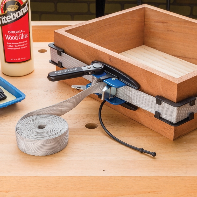 Rockler 1'' x 15' Band Clamp with Accessory Kit - full pic 