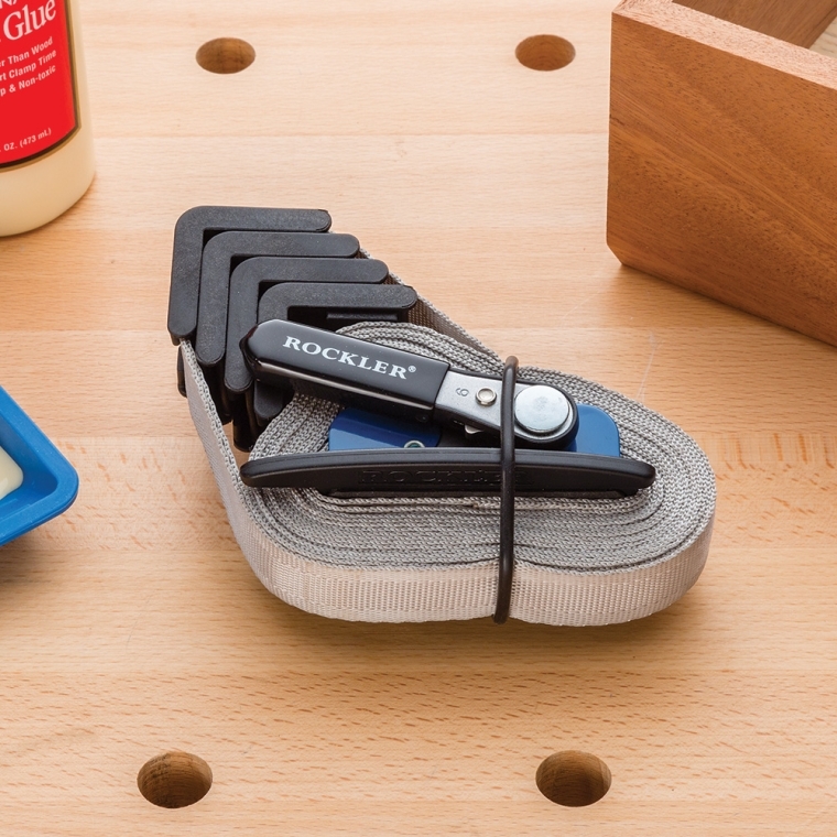 Rockler 1'' x 15' Band Clamp with Accessory Kit - full pic 
