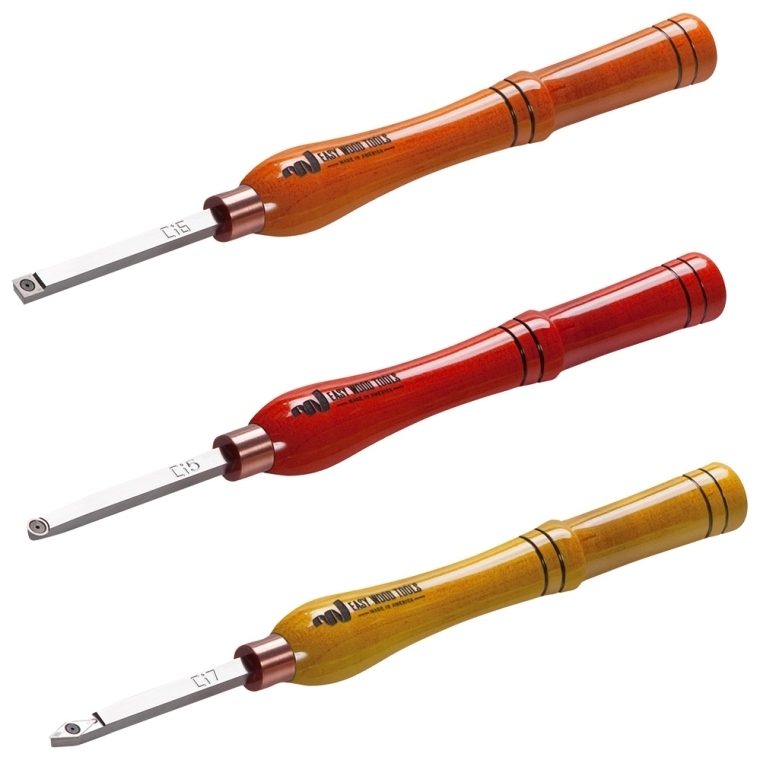 Easy Wood Tools 3-Piece Carbide Micro Turning Set with Bonus Cutter - full pic 