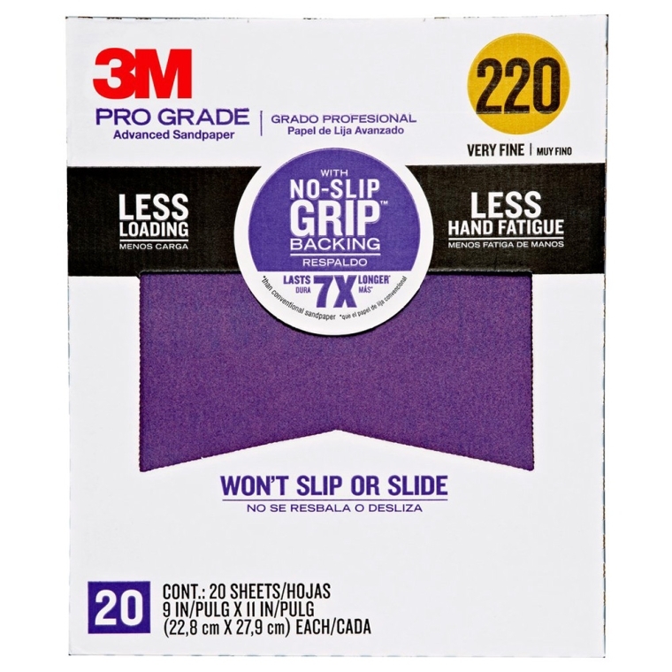 3M No Slip-Grip Sandpaper Pro Packs - full pic 