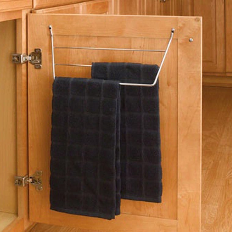Towel Holder, White, Wire (563-32) - full pic 