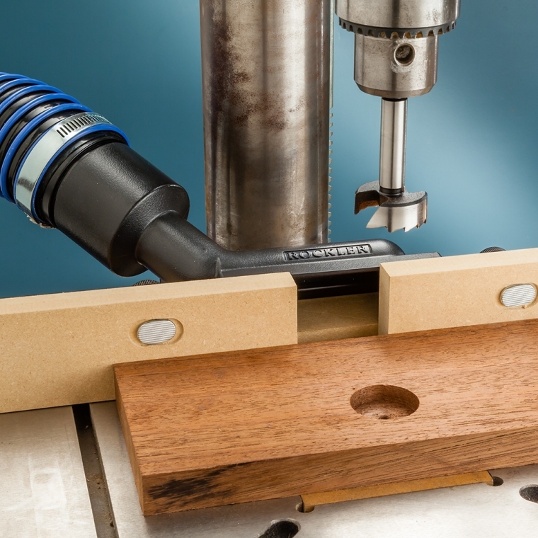 Dust Port for Drill Press Fence - full pic 