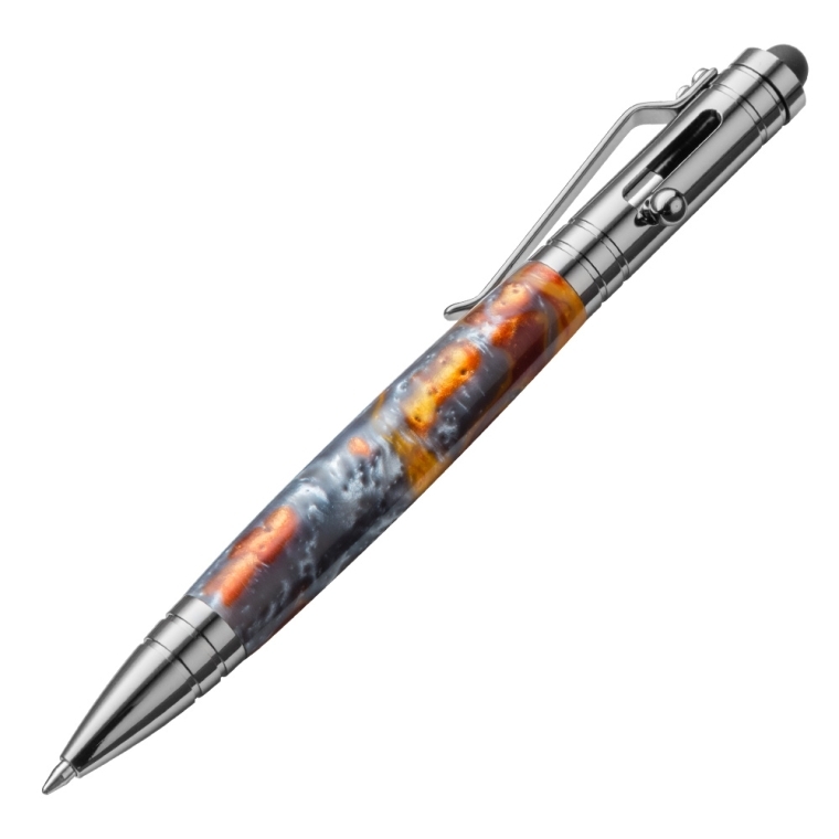 Tec-Pen Bolt-Action Pen Hardware Kit, Gun Metal - full pic 