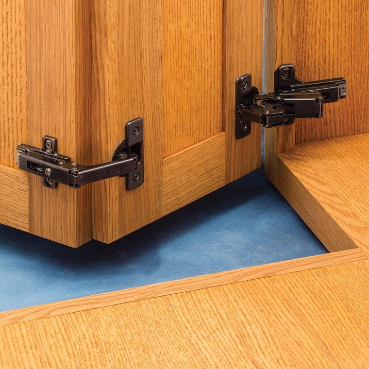 Salice Pie Corner Hinge Kit, Titanium Finish - full pic 
