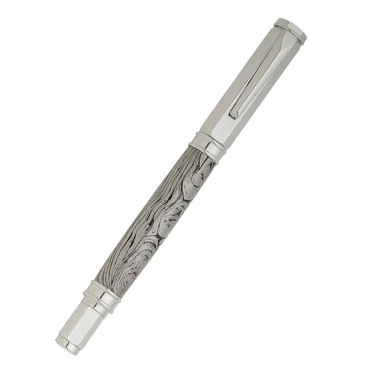 Magnetic Vertex Rollerball Pen Hardware Kit, Chrome - full pic 