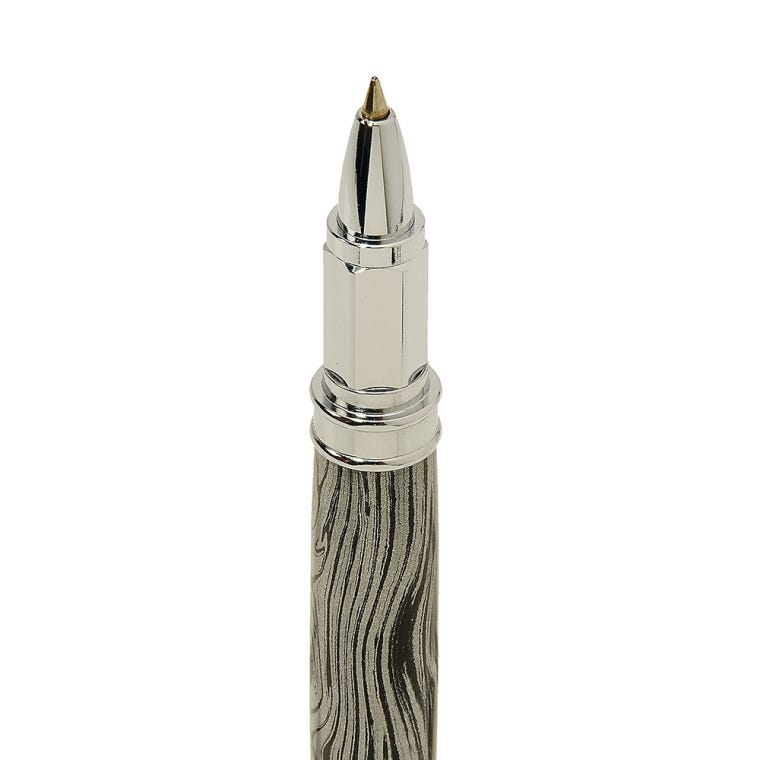 Magnetic Vertex Rollerball Pen Hardware Kit, Chrome - full pic 